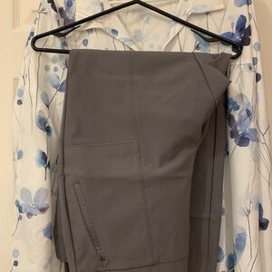 Lane Bryant Gray Nylon-Spandex Pants